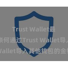 Trust Wallet最新apk 奈何通过Trust Wallet导入其他钱包的金钱？